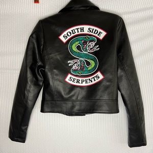 NWOT Riverdale Faux Leather South Side Jacket
